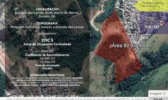 Imagem 4: Área para venda tem 80930 m²- Bairro do Baruel, Suzano - SP