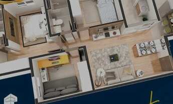 Imagem 6: Lançamento Parque Industrial - Condomínio com Piscina, Torre Única, 3 Dormitórios e Varand