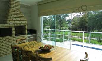 Imagem 4: REF 2567 Sobrado 3 dormitórios, piscina, linda vista para área verde e lago do condomínio