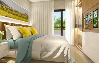 Imagem 6: Sobrado, 02 suítes com sacada, quintal, churrasqueira, 02 vagas em Condomínio. O Único na