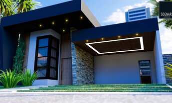 Imagem 2: Casa Térrea com Piscina 120m² - 3 quartos 1 suíte - Com Churrasqueira Condomínio Fechado e