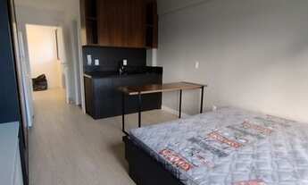 Imagem 4: Apartamento de 1 dormitório mobiliado c/ sacada e garagem. Taxas inclusas e internet de co