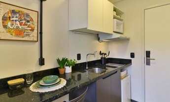 Imagem 4: Apartamento para aluguel ao lado Boqueirão - Santos - SP. Possui 20 metros quadrados sendo