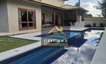 Imagem 3: Casa de condomínio fechado para venda 315 m2 AU e 1000m2 AT-3 Suítes-6Vagas-Piscina-Jardim