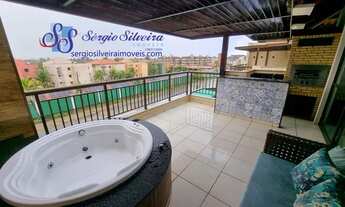 Imagem 2: Belíssima cobertura mobiliada no Porto das Dunas com 3 suítes