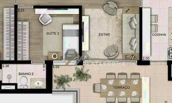 Imagem 2: Apartamento com 3 dormitórios à venda, 107 m² por R$ 1.200.000 - Jardim Guanabara - Campin