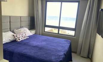 Imagem 3: Apartamento quarto e sala mobiliado e decorado com vista mar em Armação