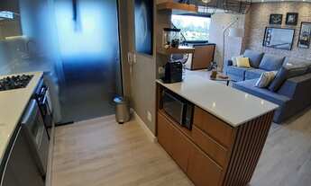 Imagem 5: Apartamento com Sacada Gourmet de 82 metros com 2 dormitórios 2 vagas em Alphaville Bar