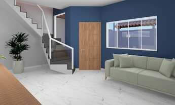 Imagem 4: Sobrado com 3 dormitórios - 1 Suíte - 100 M² - 2 vagas - 600m da praia - Cibratel II -Itan