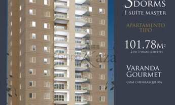 Imagem 2: Apartamento para venda possui 101 metros quadrados com 3 quartos em Vila Aprazível - Jacar