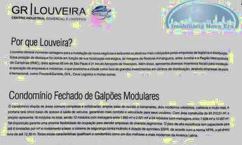 Imagem 2: Galpão para alugar, 2521 m² por R$ 52.943,52/mês - Distrito Industrial - Louveira/SP