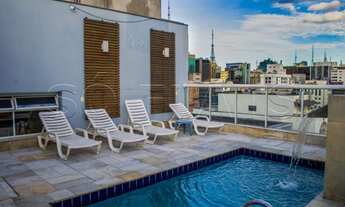 Imagem 4: No famoso bairro do Jardim Paulista, na melhor região de São Paulo, flat mobiliado