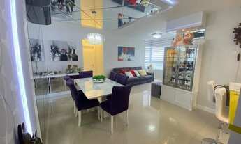 Imagem 4: Apartamento mobiliado com 3 dormitórios, sendo 1 suíte, 2 banheiros, 1 lavabo, sala de est