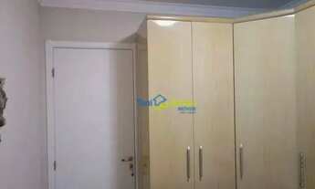 Imagem 3: Apartamento com 3 dormitórios para alugar, 62 m² por R$ 1.977,67/mês - Vila Alzira - Santo