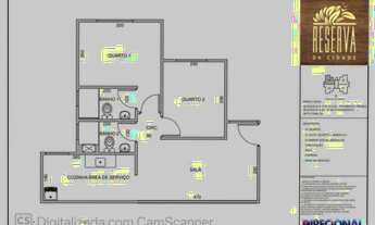 Imagem 6: Lindo Apt. para alugar no Condomínio Reserva da Cidade. Aluguel + Caução. Flores - Manaus