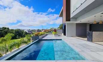 Imagem 6: Sobrado com 4 Suítes com Closet, Elevador, Piscina com Borda Infinita em Condomínio em Ind
