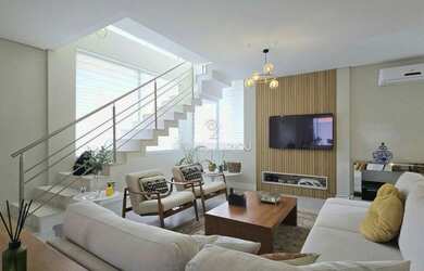 Imagem 3: Casa estilo townhouse 358m² com 3 suítes e terraço nas Mercês - Curitiba - PR