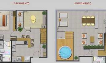 Imagem 6: LOFT | apts Tipo 41 a 45m² e Duplex 84 a 100m²