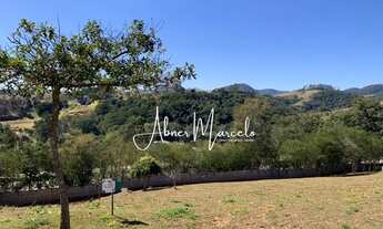 Imagem 2: Lote Terreno 1.000m2 Declive com Linda Vista Livre em Condomínio Fechado Recanto Santa Bar