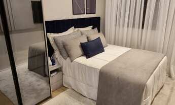 Imagem 2: Apartamento Studio Jd. Esplanada Varanda com Churrasqueira e Ambiente Integrado - Aceita F