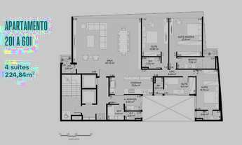 Imagem: Apartamento à venda, 201 m² por R$ 7.799.763,00