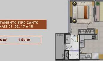 Imagem 4: Flat | apts Tipo 41 a 45m² e Duplex 84 a 100m²