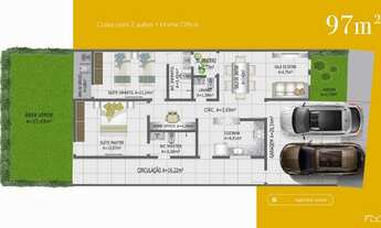 Imagem 3: Casa com 3 dormitórios à venda, 97 m² por R$ 610.000,00 - Cohama - São Luís/MA