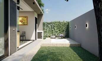 Imagem 6: LINDA CASA TÉRREA EM CONSTRUÇÃO COM AT=300 M² E AC= 185 M² EM CONDOMÍNIO RESERVA JATOBAS E