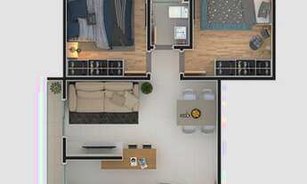 Imagem 2: Lançamento, 29 m² com 1 quarto em Vila Oliveira - Mogi das Cruzes - SP