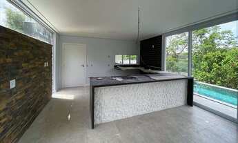 Imagem 5: Espetacular casa NOVA Condomínio Chácara dos Lagos - Piscina borda infinita vista mata pre