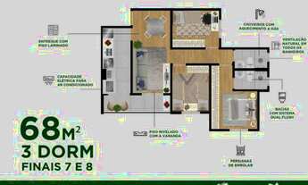 Imagem 3: Lançamento jardins paratehy no urbanova 2 e 3 dormitorios com suite