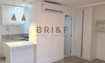 Imagem 1: Apartamento para locação 1 suíte, 1 vaga, 1 banheiro, 40m² , Brooklin Paulista, São Paulo