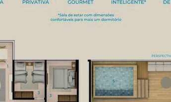 Imagem 3: Apartamento para venda com 90 metros quadrados com 2 quartos em Muro Alto - Ipojuca - PE