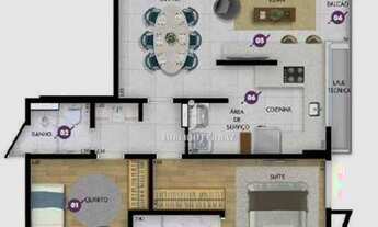 Imagem 5: Apartamento com 2 quartos à venda, 66 m² por R$ 1.015.000 - Santo Agostinho - Belo Horizon