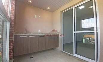 Imagem 3: Apartamento com 2 dormitórios para alugar, 74 m² por R$ 3.710,00/mês - Campestre - Santo A