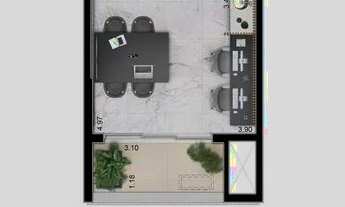 Imagem 4: Studio para venda possui 25 metros quadrados com 1 quarto em Vila Nova Conceição - São Pau