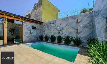 Imagem: Casa semi mobiliada com churrasqueira e