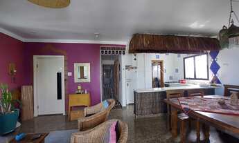 Imagem 5: Apartamento 3 suítes com vista 360° decoração impecável Tombo Guarujá SP