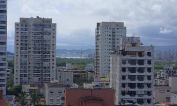 Imagem 4: Apartamento 1 dormitório pé na areia andar alto Asturias Guarujá SP