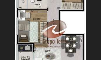 Imagem 2: Apartamento à venda, 56 m² por R$ 338.943,66 - Jardim Oriente - São José dos Campos/SP