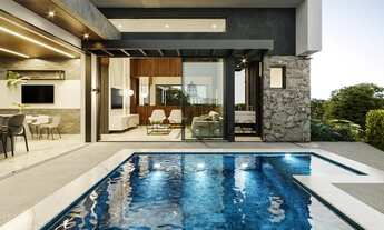 Imagem 4: *Espetacular ** Casa Térrea de Esquina c/ Piscina - Condomínio Santa Mônica Caçapava