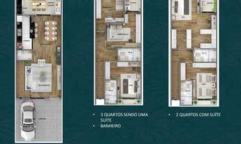 Imagem 7: SOBRADOS À VENDA NA PLANTA EM CONDOMÍNIO NO URBANOVA! QUALIDADE E SEGURANÇA INÉDITAS