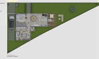 Imagem 4: Casa para venda tem 210 metros quadrados com 4 suites, sendo uma suite no térreo