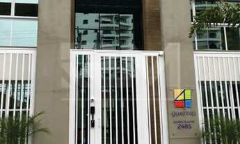 Imagem 2: Apartamento no centro com 50m2, ar condicionado na suíte e na sala, varanda gourmet