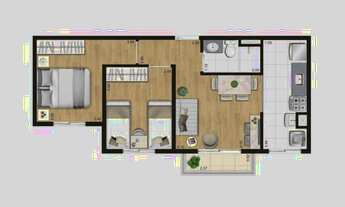 Imagem 3: Apartamento Lançamento 2 Dormitórios em Santos - SP