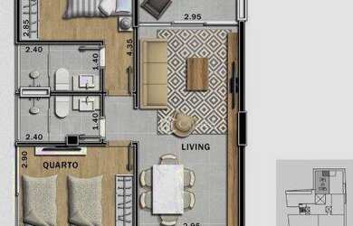 Imagem 14: Apartamento com 2 dormitórios à venda, 74 m² por R$ 553.403,25 - São Mateus - Juiz de Fora