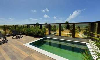 Imagem 4: Vendo belíssima cobertura mobiliada vista mar com piscina e área gourmet privativa