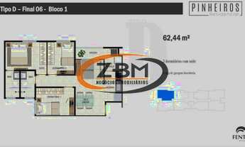 Imagem 4: Apartamento com 3 quartos no Edifício Pinheiros Residencial - Bairro Parque Jamaica em Lo