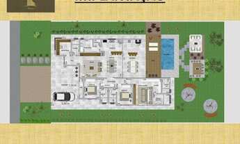 Imagem 6: Casa com 3 dormitórios à venda, 250 m² por R$ 2.899.000,00 - Condomínio Campo de Toscana