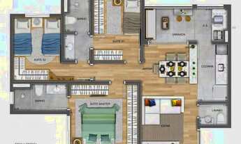 Imagem 6: Apartamento pronto para morar com 55m